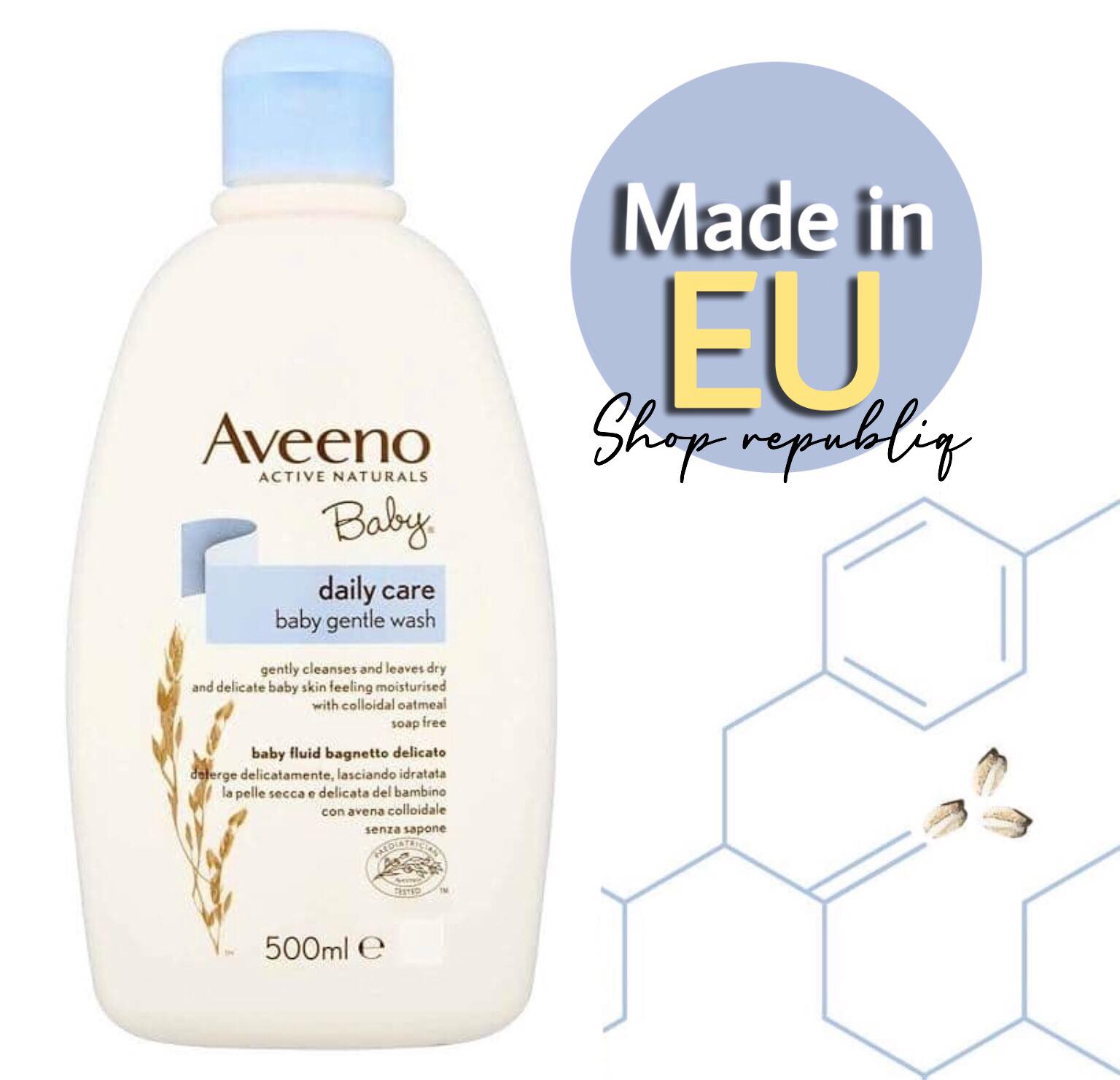 aveeno baby gentle wash 500ml