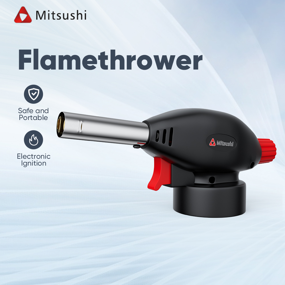Mitsushi Burner Gas Torch Multipurpose Welding FireFlame Gun Auto Ignition Blow Jet Burner