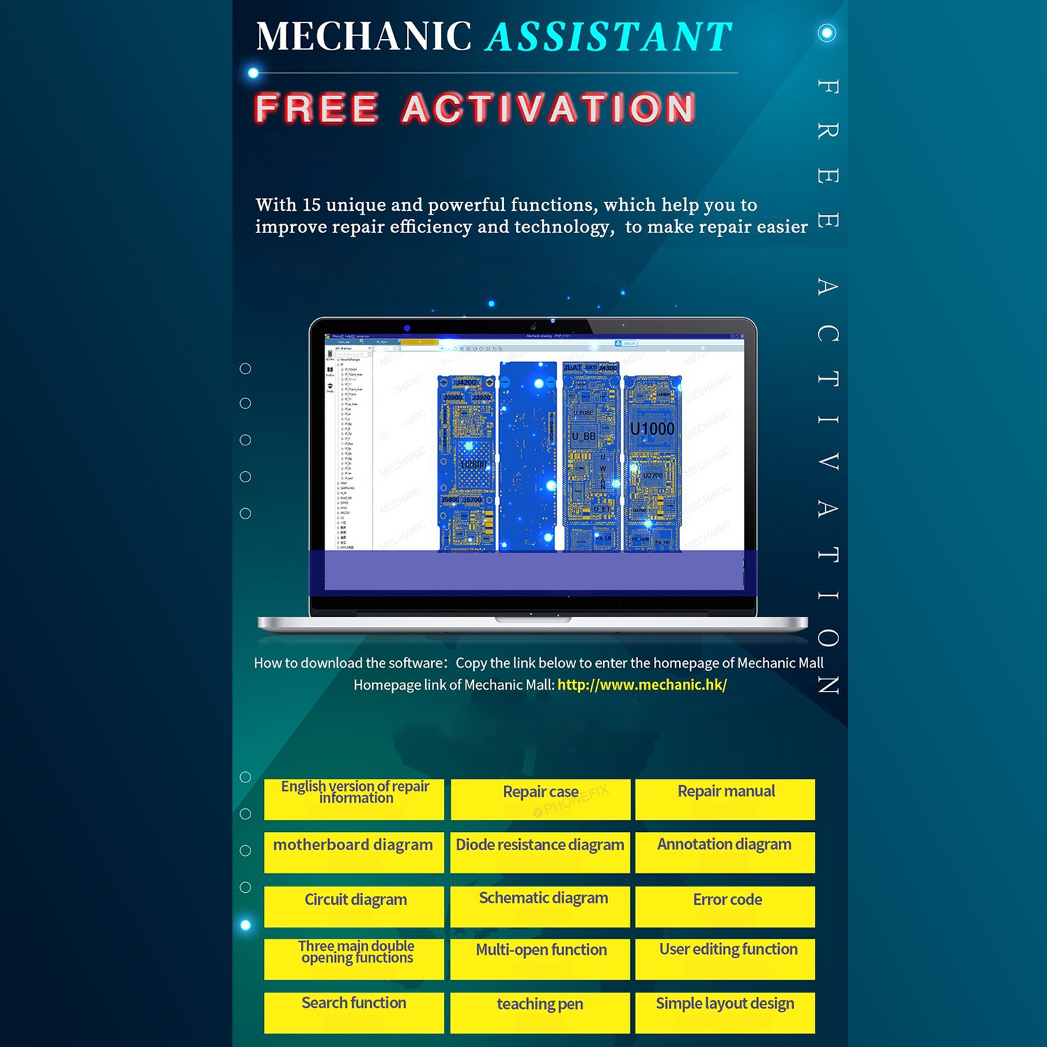 Mechanic Schematic Diagram Bitmap Online Account Intelligent Drawing For Iphone Android Cell Phone Circuit Integrated Bitmap Lazada Ph