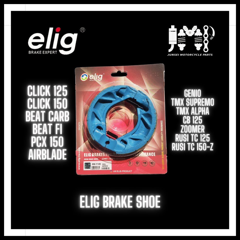 ELIG Brake Shoe for Click 125 / Click 150 / Click 160 / Beat carb/Fi