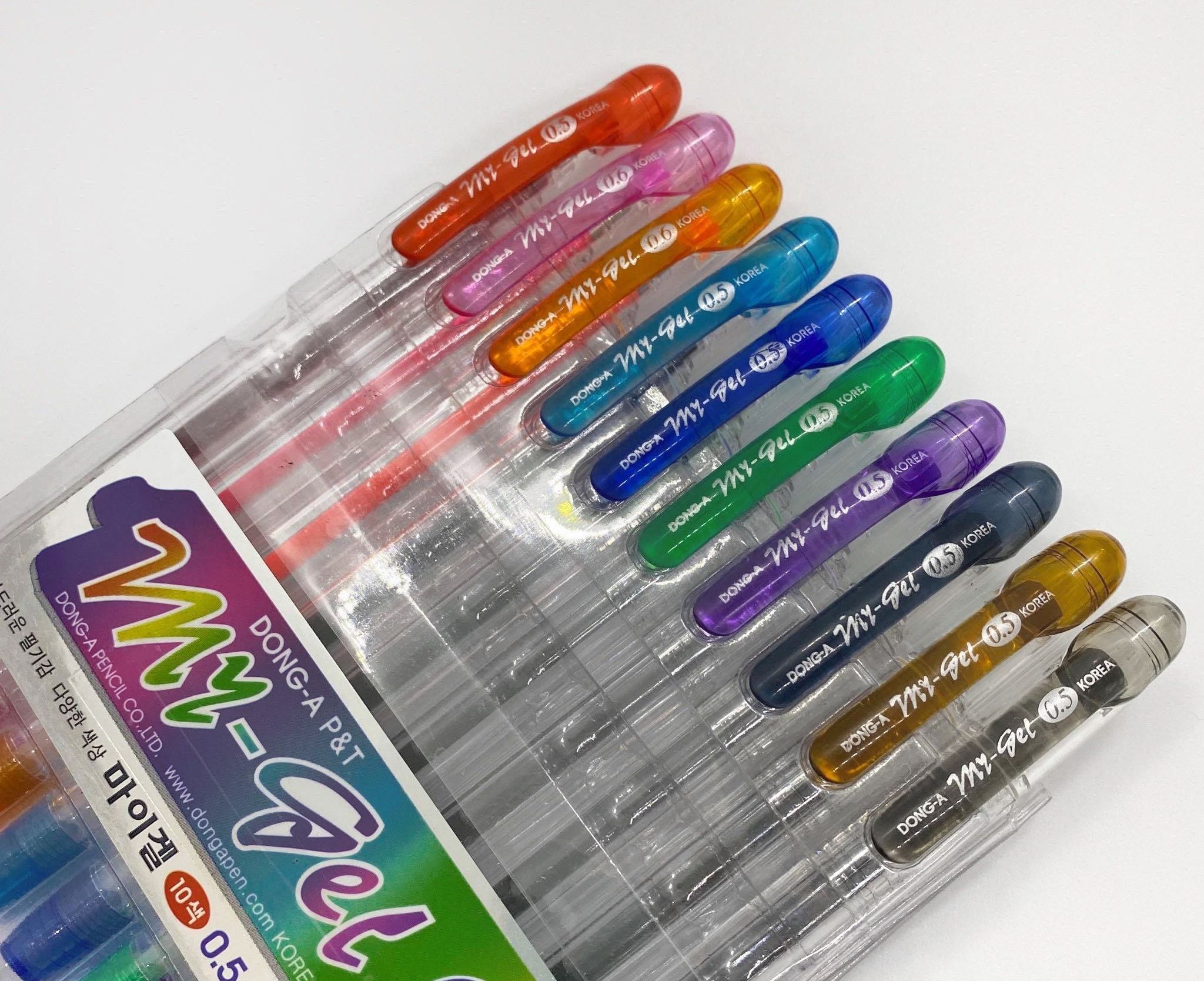 Dong A my gel pen 0.5 set of 10 colors Lazada PH