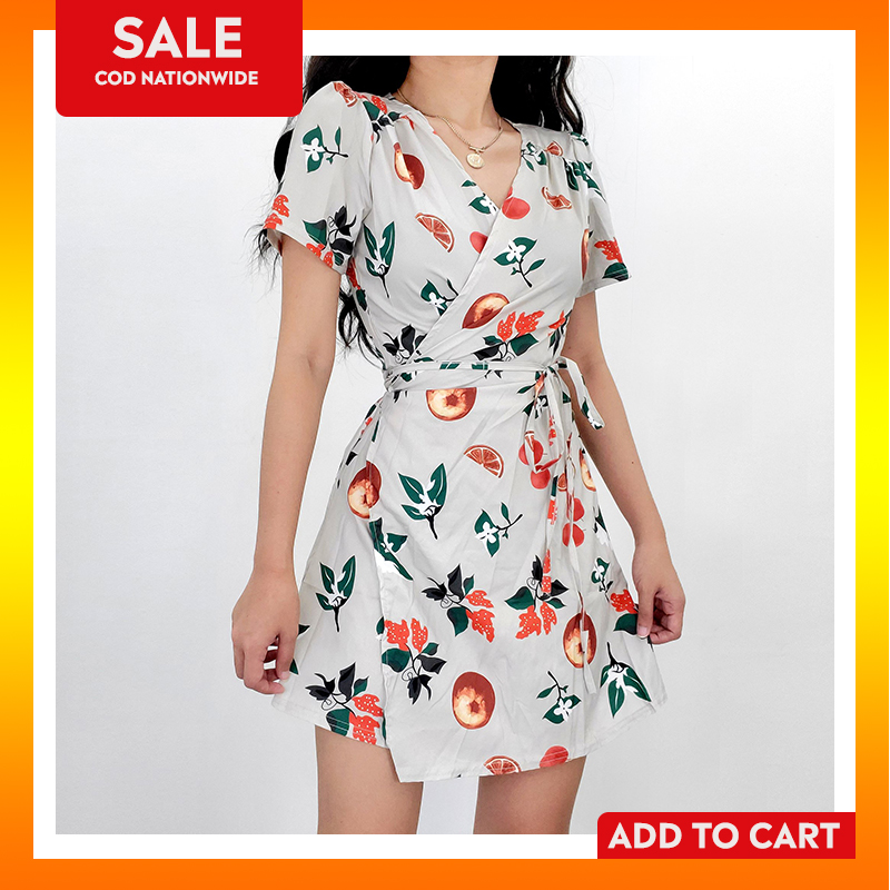 lazada wrap dress