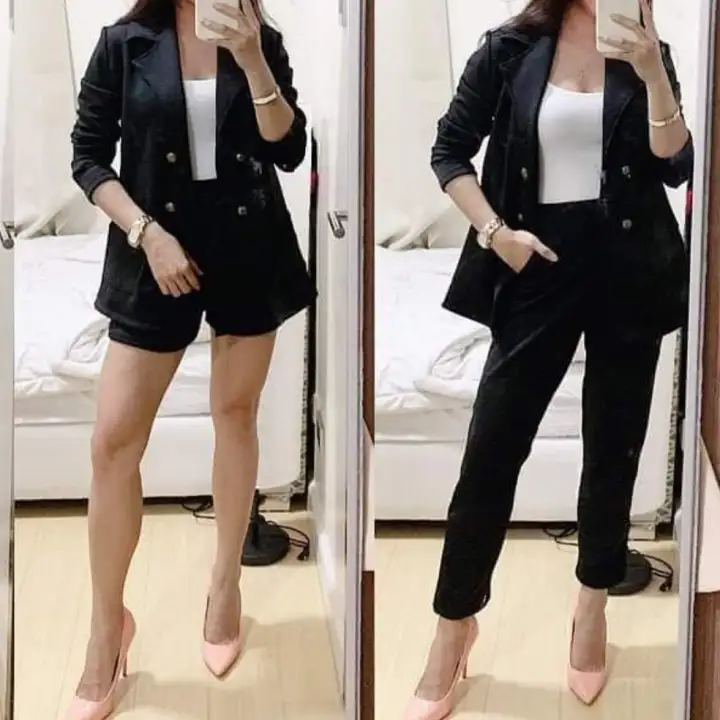 Blazer and Pants Office Attire Women 