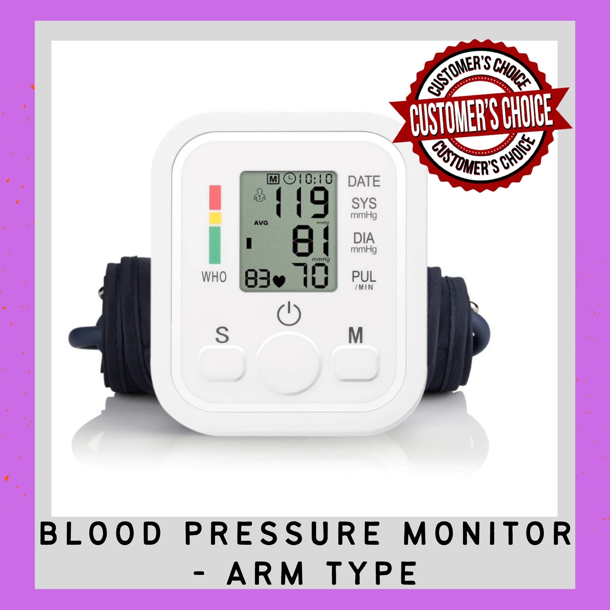 quality choice blood pressure monitor manual