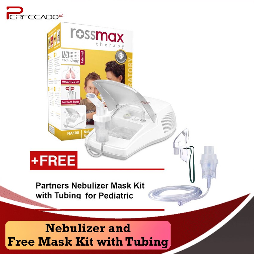 Rossmax Therapy NA100 Nebulizer with FREE Partners Nebulizer Mask Kit