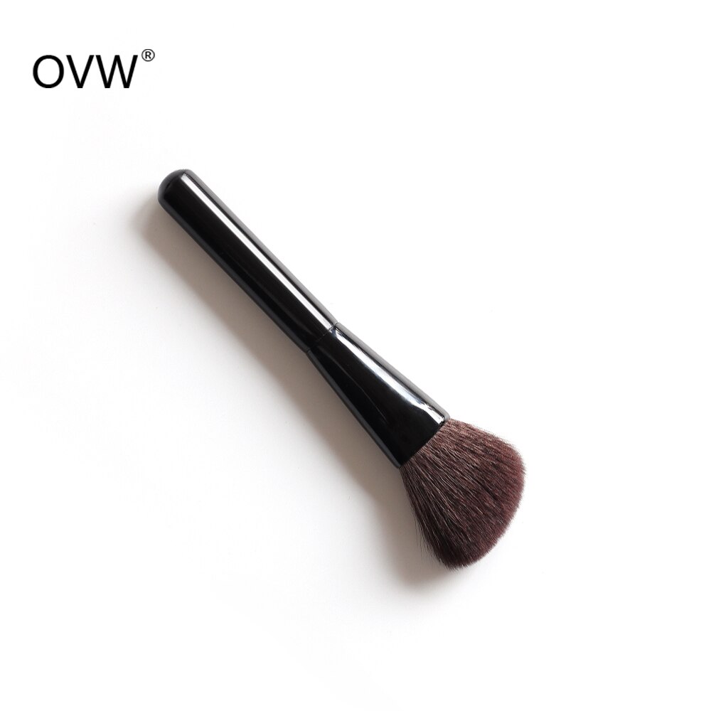 OVW Slanted Goat Hair Powder Blusher Brush Contour Makeup Brush Diffuse Brushes Cosmetic Tool