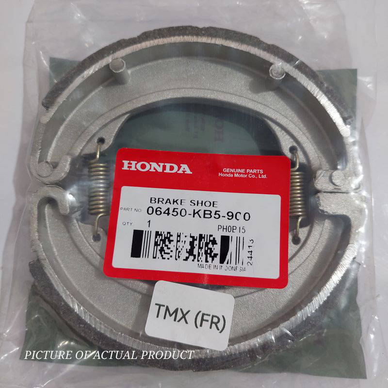 [KV] Honda TMX155 FRONT BRAKE SHOE 06430KB5900 Genuine Packing