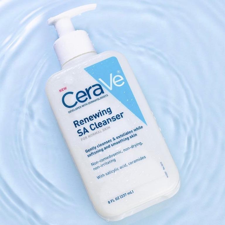 cerave renewing sa face cleanser