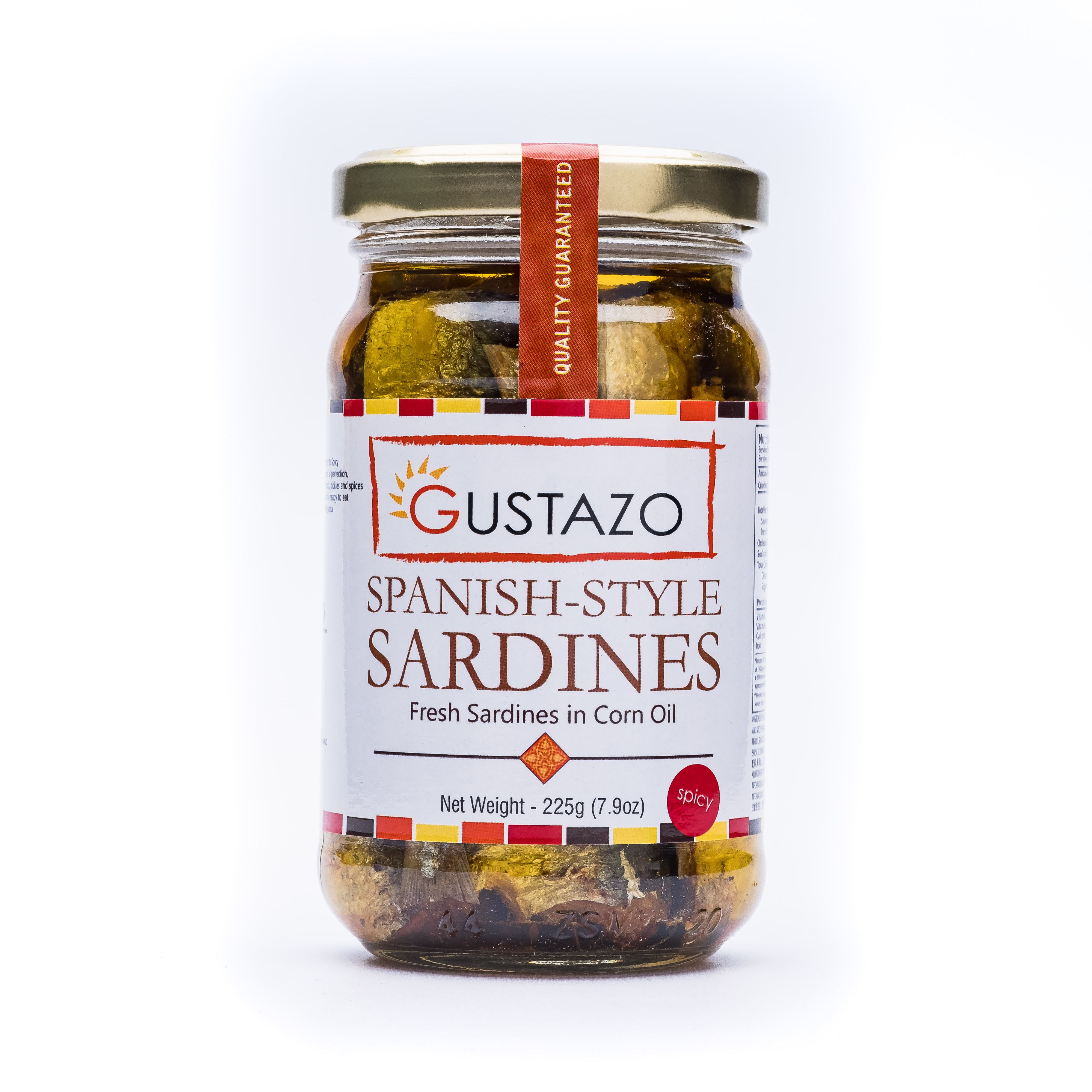 Gustazo SpanishStyle Sardines Hot & Spicy 225g Lazada PH