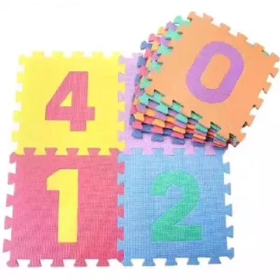 HS LEARNING FLOOR PIN / NUMBERS / LETTERS PUZZLE MAT 10pcs 30×30cm