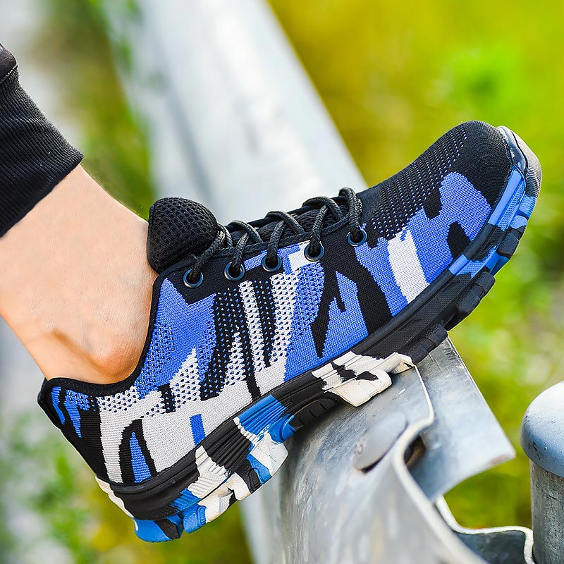 Men's Boots Sneakers Industrial Shoes Steel Toe Cap Work Puncture-Proof Outdoor 