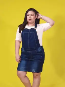 plus size denim jumper