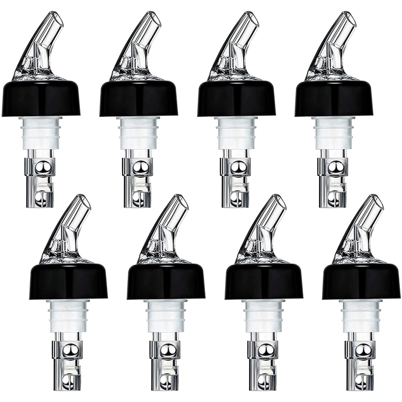 8 Pieces Automatic Measured Bottle Pourer, Spout Bottle Pourer with