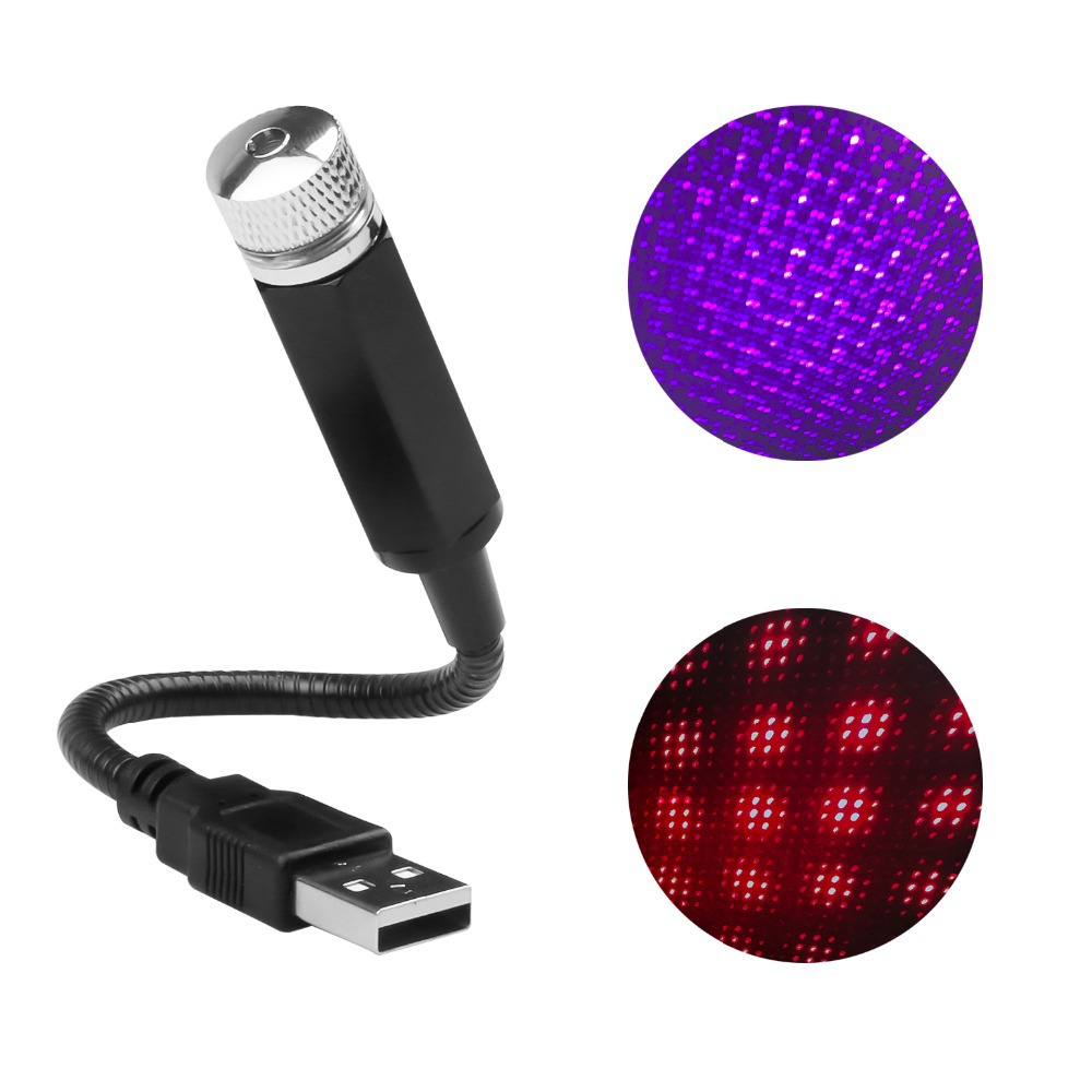 ĐÈN LED LASER CHIẾU SAO BẦU TRỜI ĐẦU CẮM USB TIỆN DỤNG