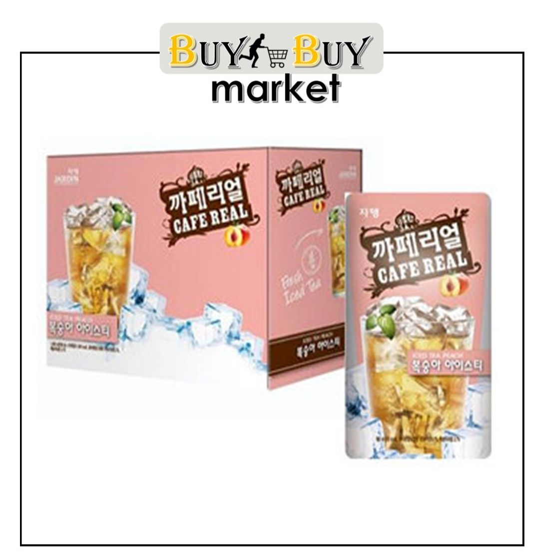 Jardin Cafe Real peach iced tea drink 230ml x 10pc (1BOX) Lazada PH
