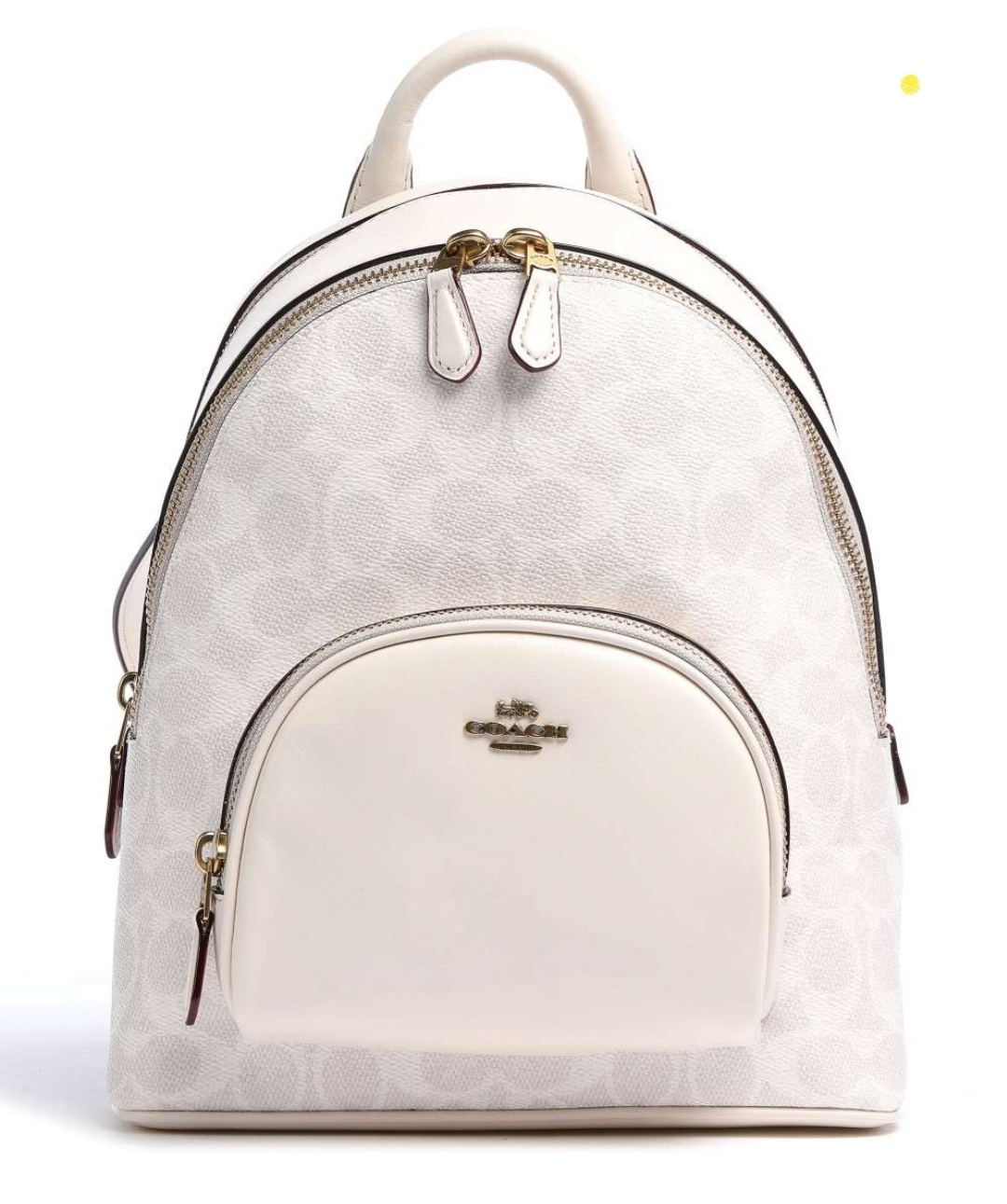 Coach Carrie Backpack 1029 23 Signature Coated Canvas and Rust Refined Calf  Leather in White Women's Backpack | Lazada PH