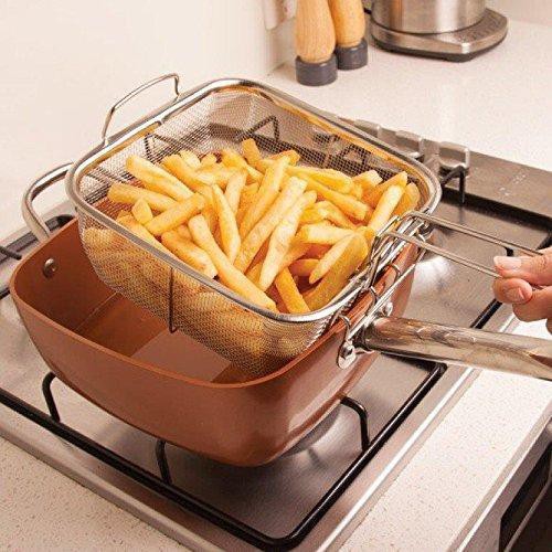 Buy Woll Cookware 20cm Nonstick Copper Deep Square Casserple Pot Pan  Cooking Pot With Glass Lid from Yongkang Minghan Industry & Trade Co.,  Ltd., China