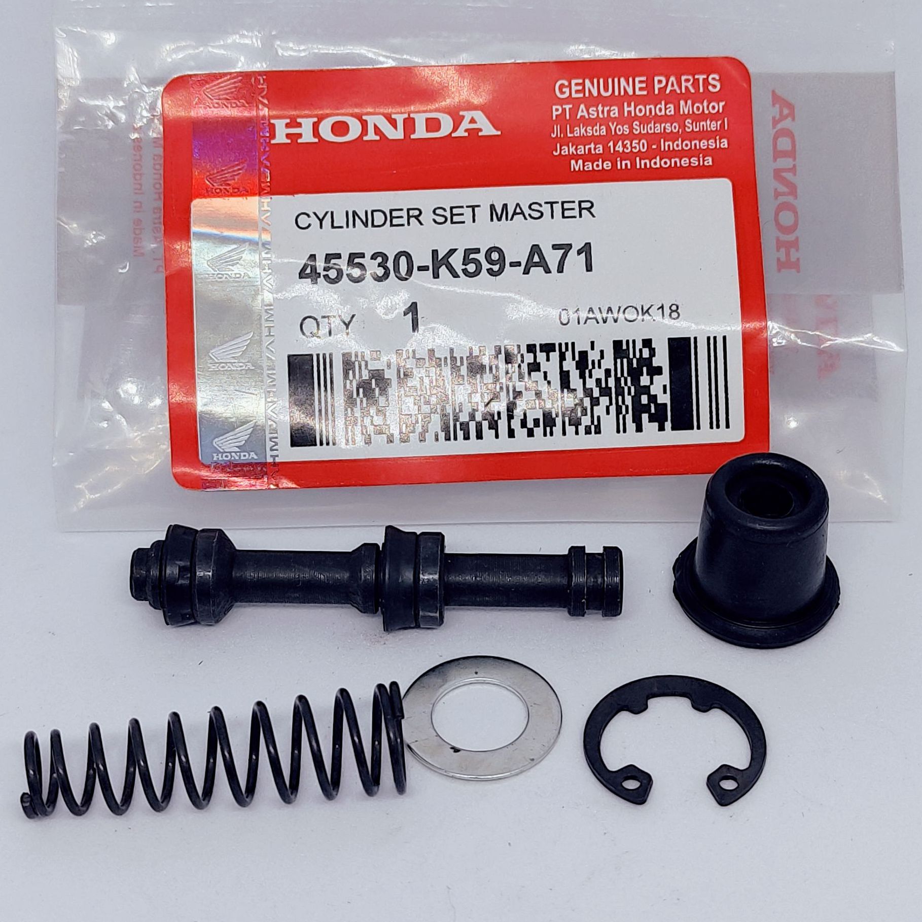 Honda Click V2 125i/150 & Genio 110 Brake Master Repair Kit Restore