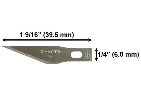 X-Acto No. 11 Stainless Steel Blades