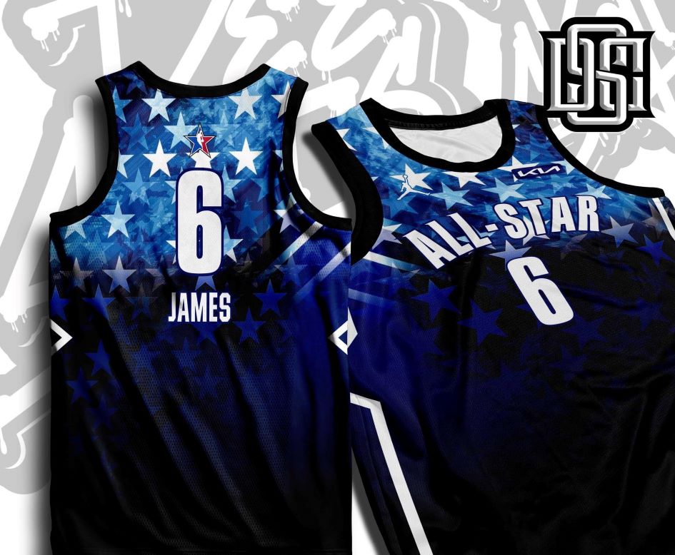 ALL STAR 09 FREE CUSTOMIZE OF NAME AND NUMBER ONLY full sublimation