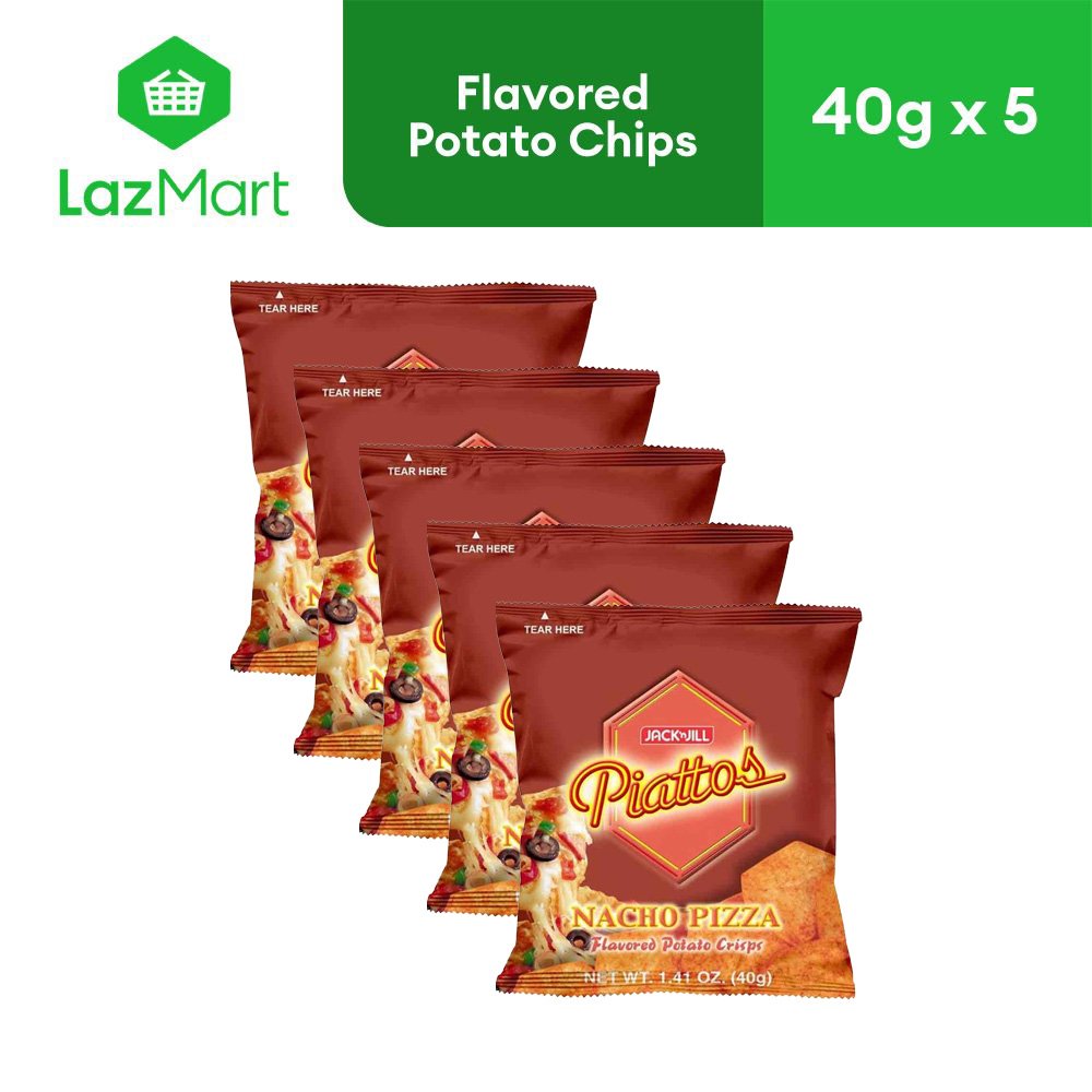 Piattos Nacho Pizza 40g - Pack of 5s | Lazada PH