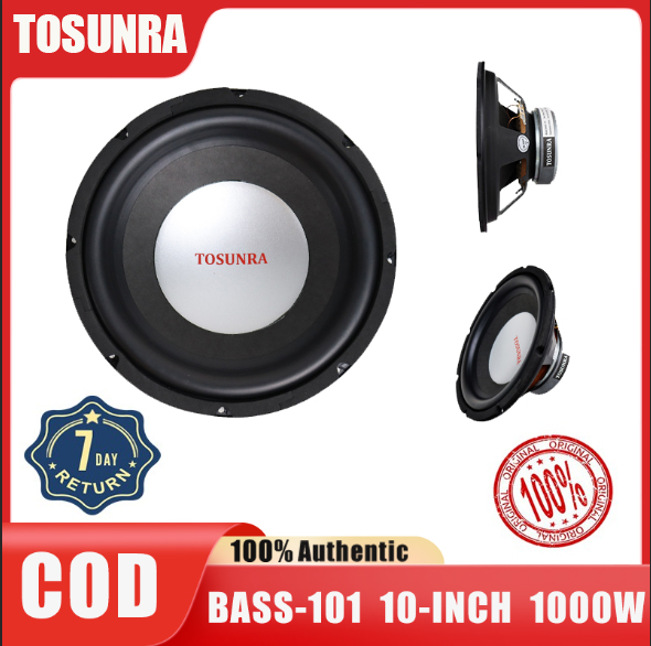 [Buy 1Take 1]TOSUNRA Speaker 10 Inches 1000W Stereo Karaoke Car Woofer