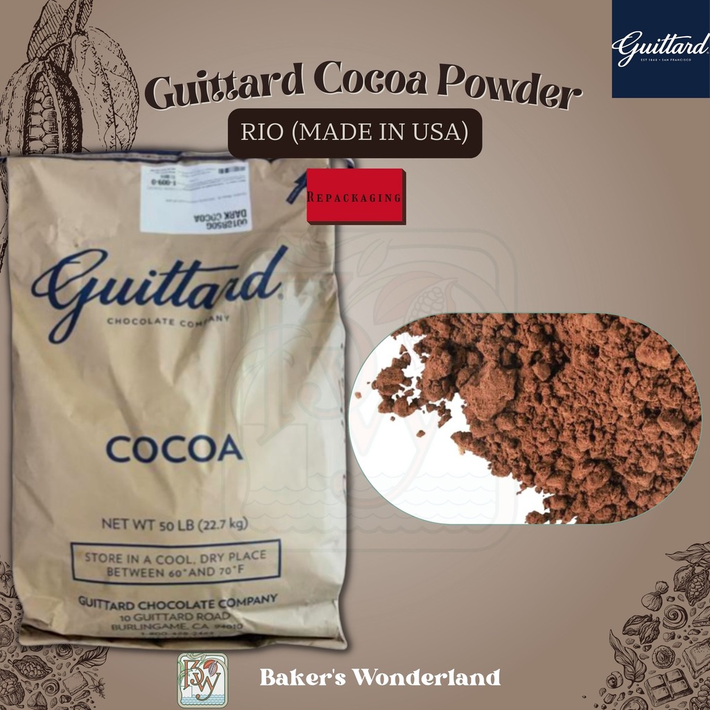 Guittard 'Rio' Cocoa Powder (250g) US Made Lazada PH