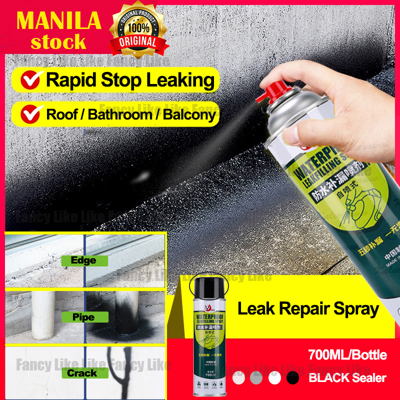 Leak Sealer Spray Waterproofing Sealant For Roof Wall Cracks Pipes 