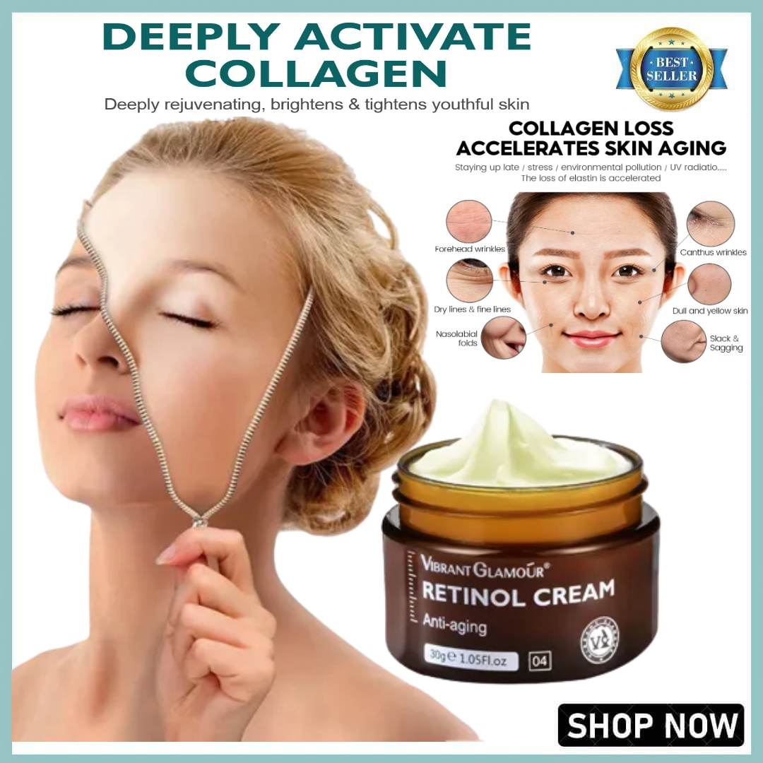AUTHENTIC VIBRANT GLAMOUR Retinol Anti Aging Whitening Face Cream