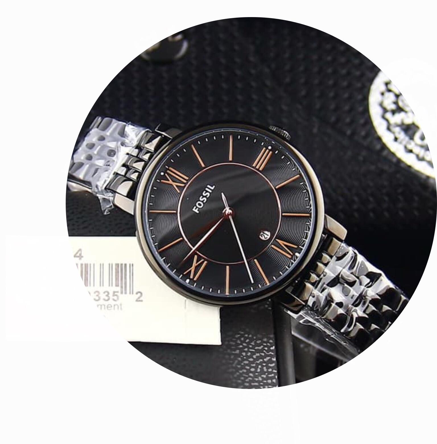 Fossil Jacqueline Black Stainless Steel Watch Factory Sale, UP TO 