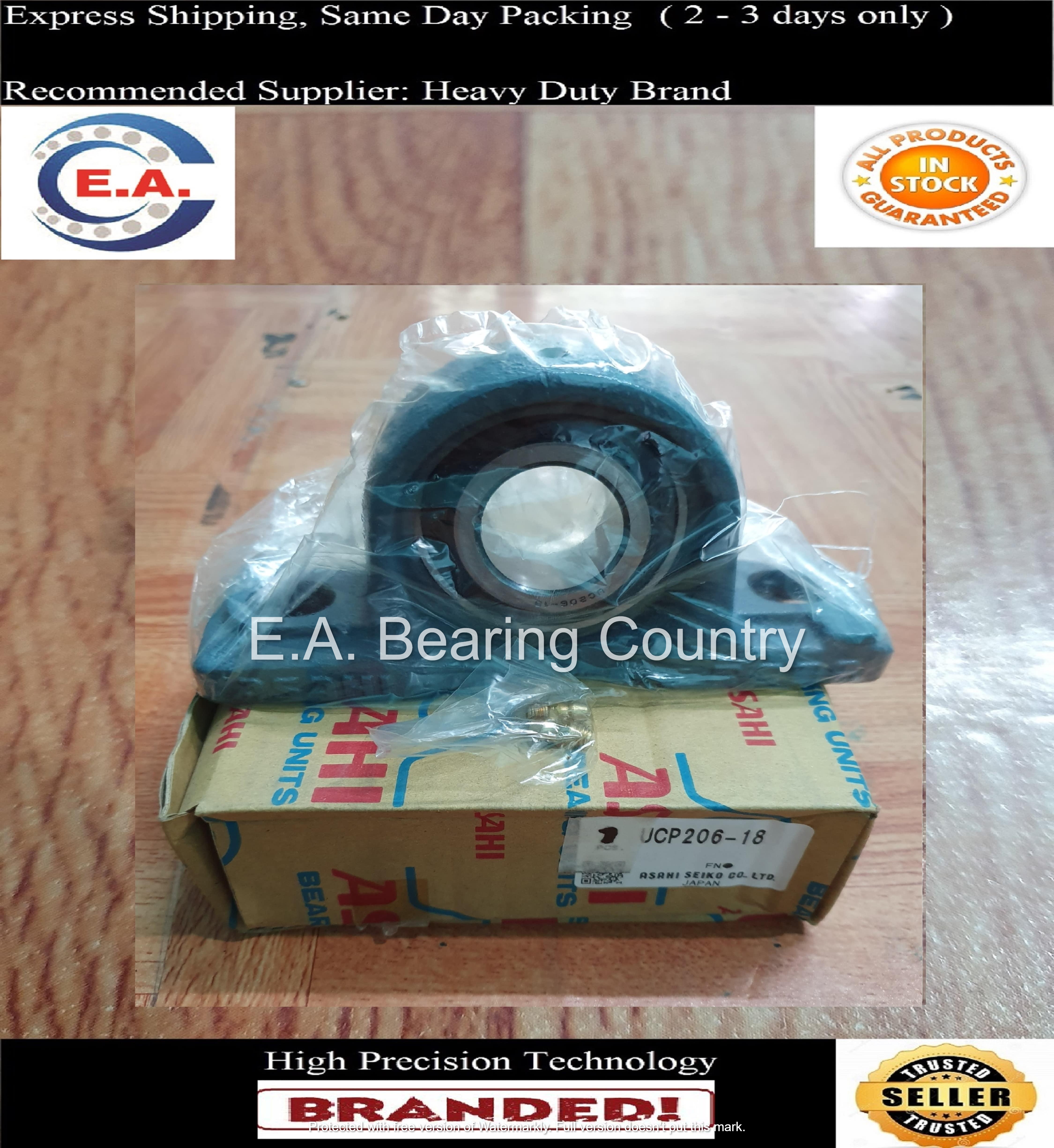 ZUCP-206-18-PBT Zinc Chromate Pillow Block 1 1/8 Mounted Bearing