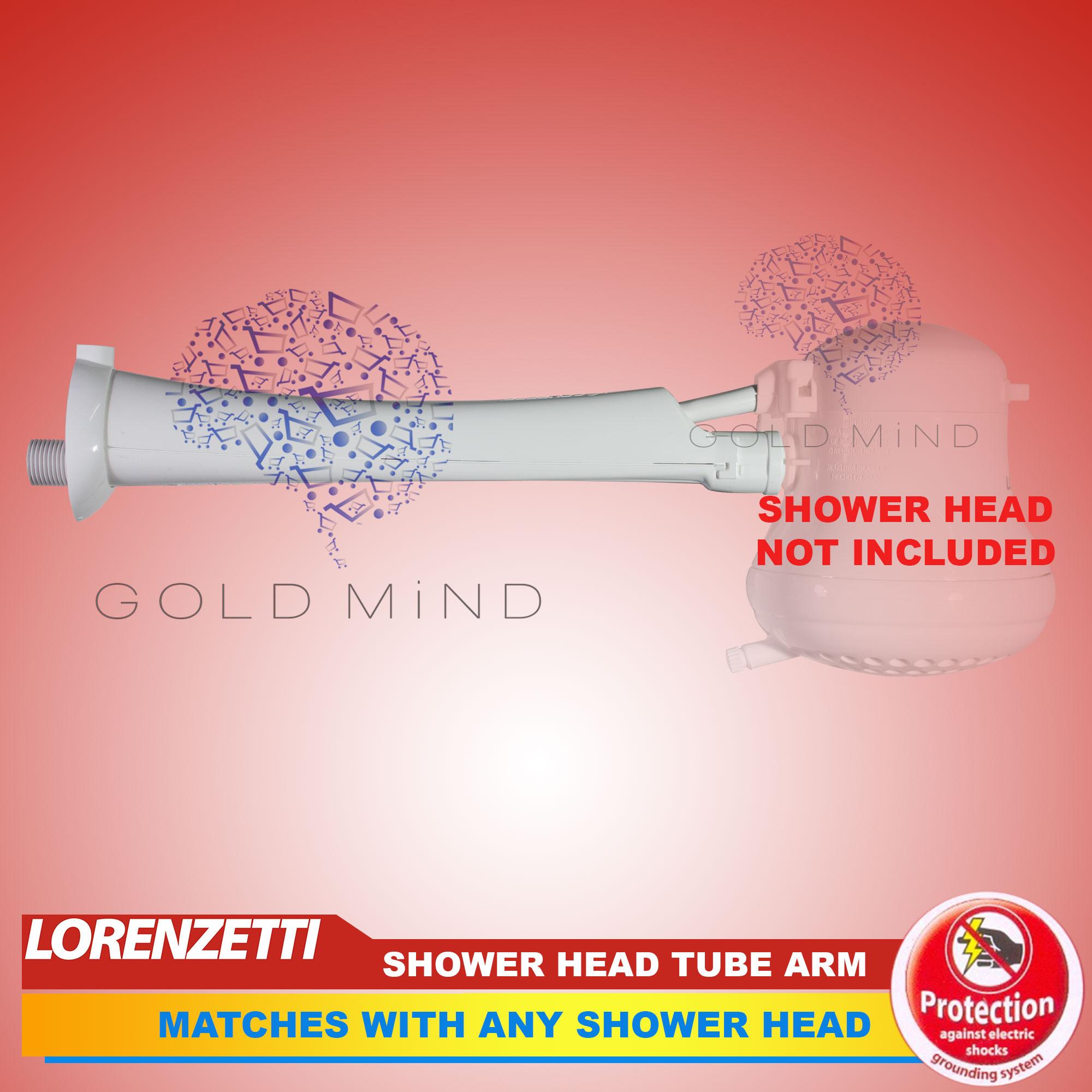 Lorenzetti Shower Head DUCHA Tube Arm (HI) Gold Mind Everyday Low