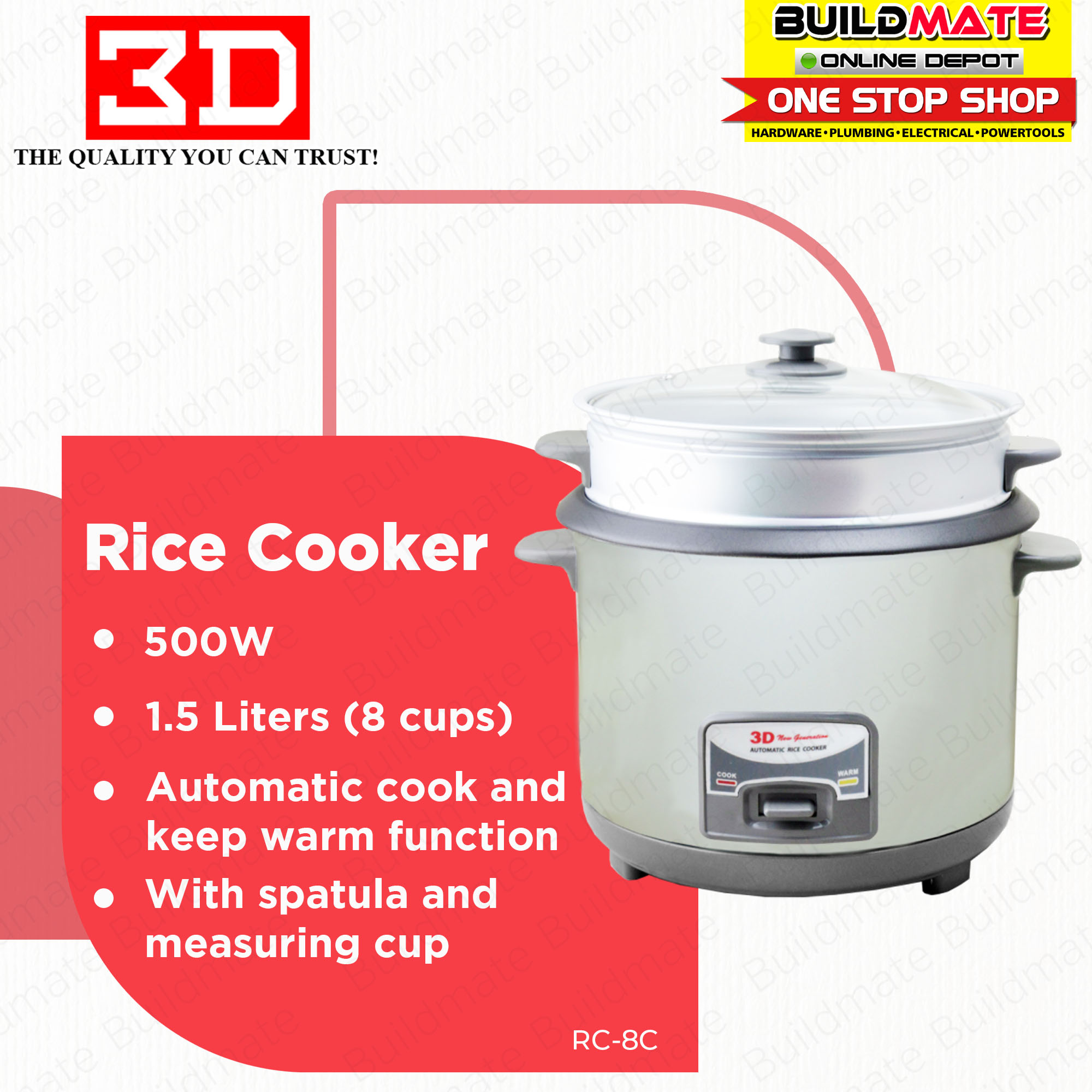 3d rice cooker price