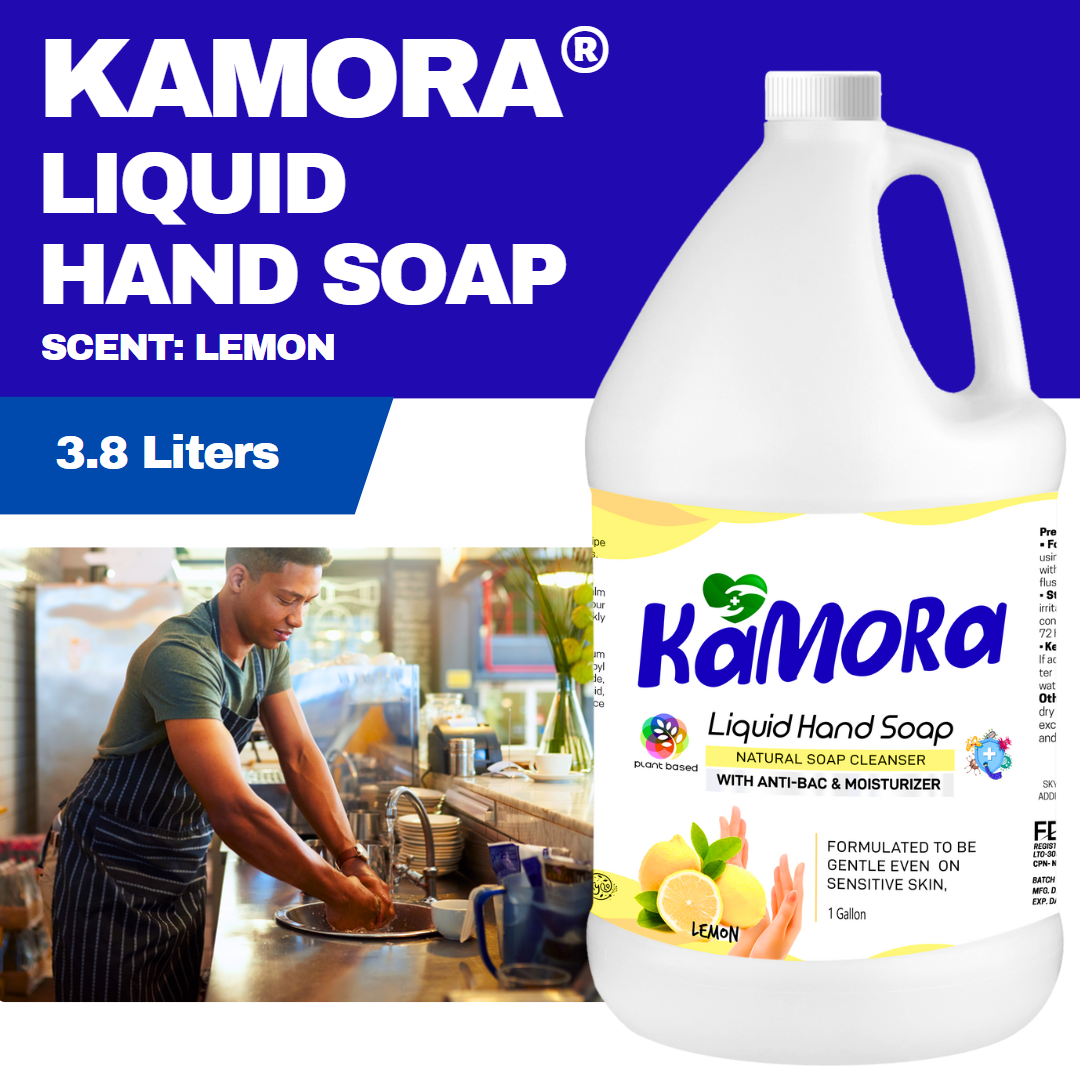 (G) 3.8 Liters Kamora Lemon Liquid Hand Soap, Gallon, Hand Wash