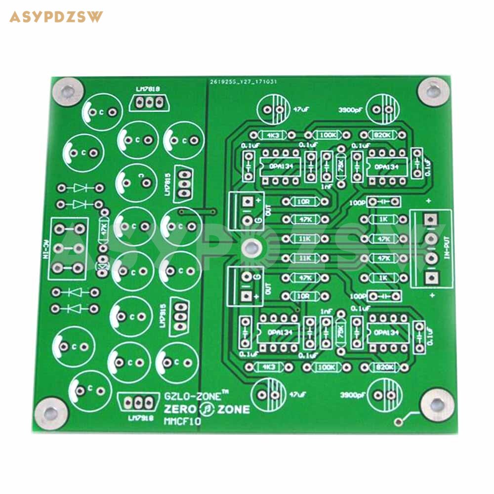 MMCF10 HIFI LP Phonograph MM Amplifier RIAA Phono Preamplifier PCB/DIY