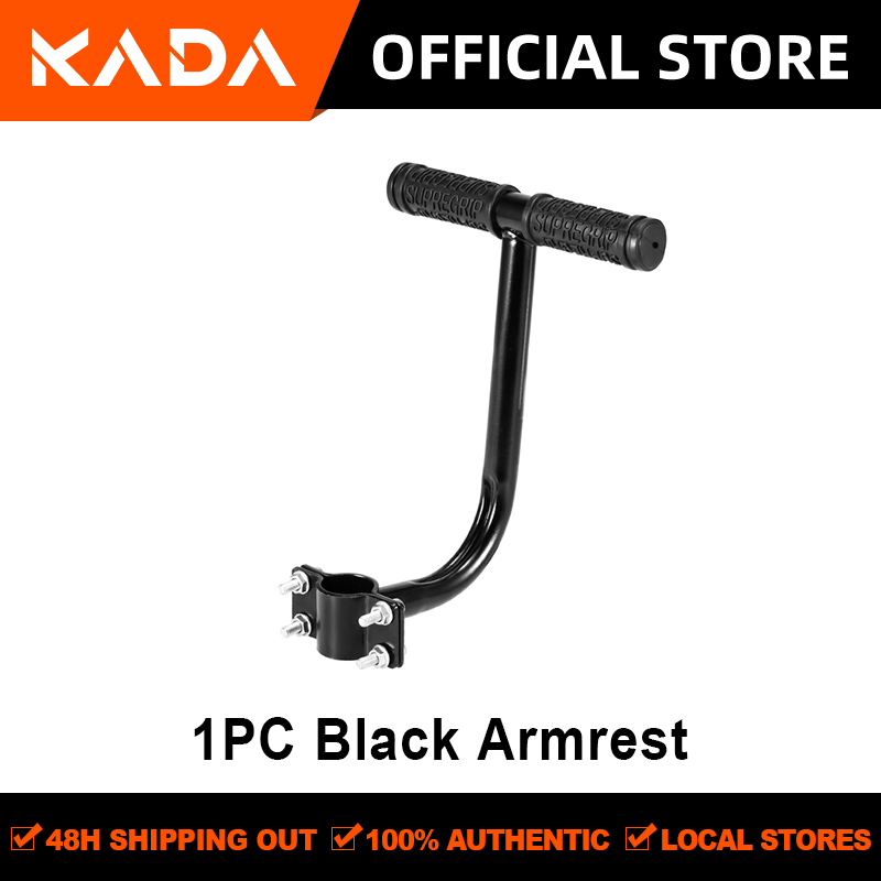 KADA Bike Back Seat with Backrest Armrest Footrest Bike Carrier PU