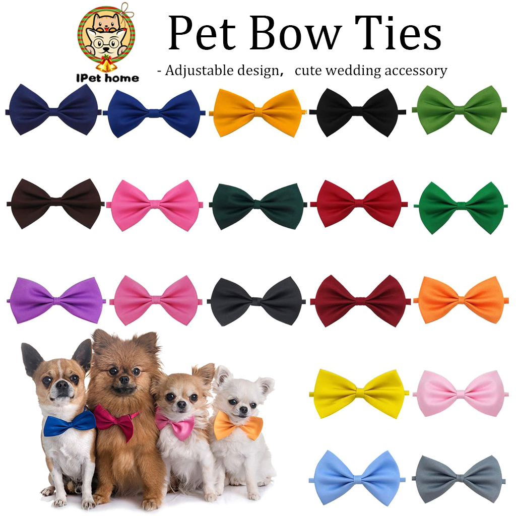 Pet Bows Bow Ties Pet Accessories Dog and Cat Collars Pet Party