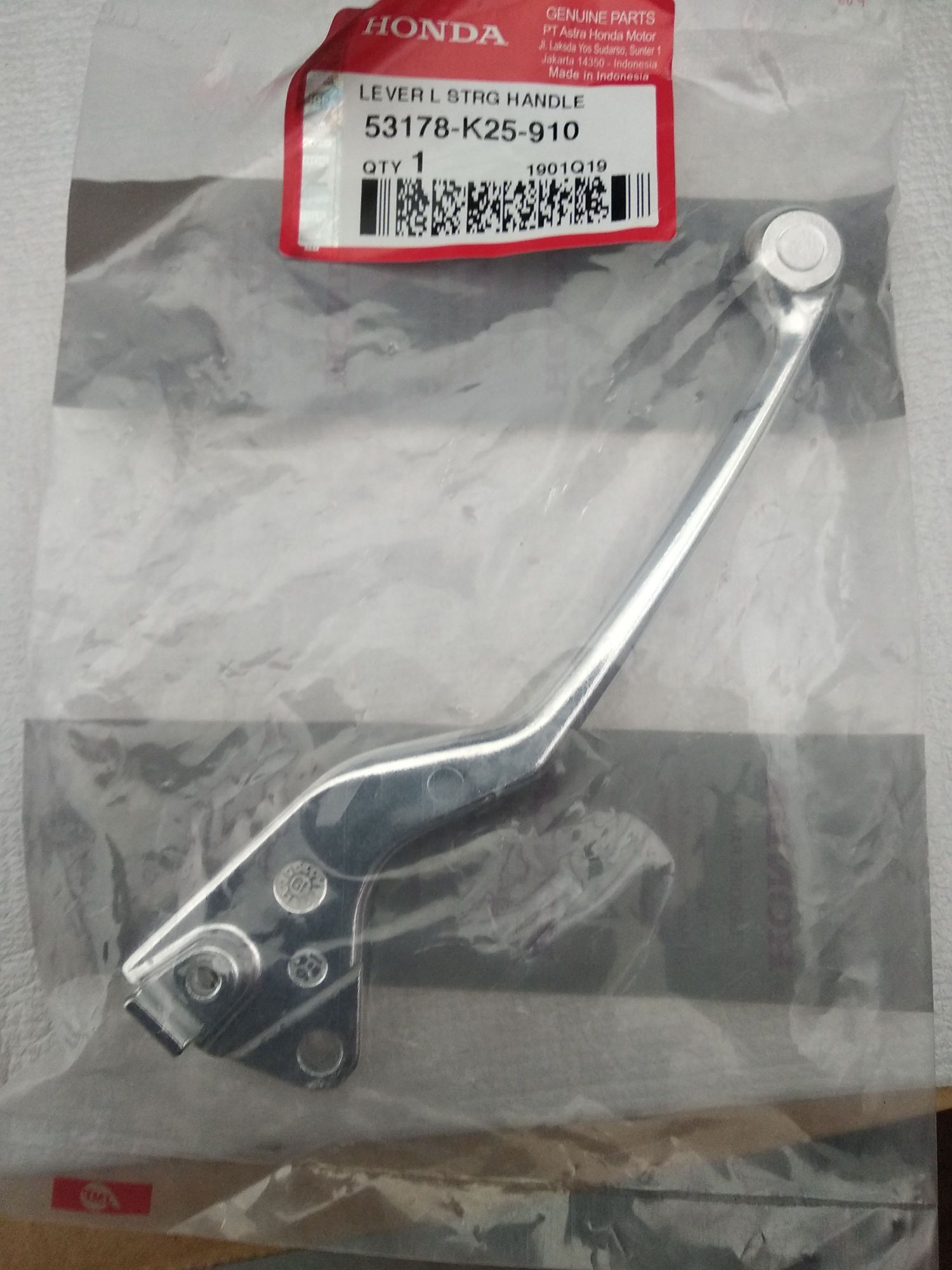 HONDA BEAT FI BRAKE LEVER LEFT COMBI BRAKE 53178K25910  Lazada PH