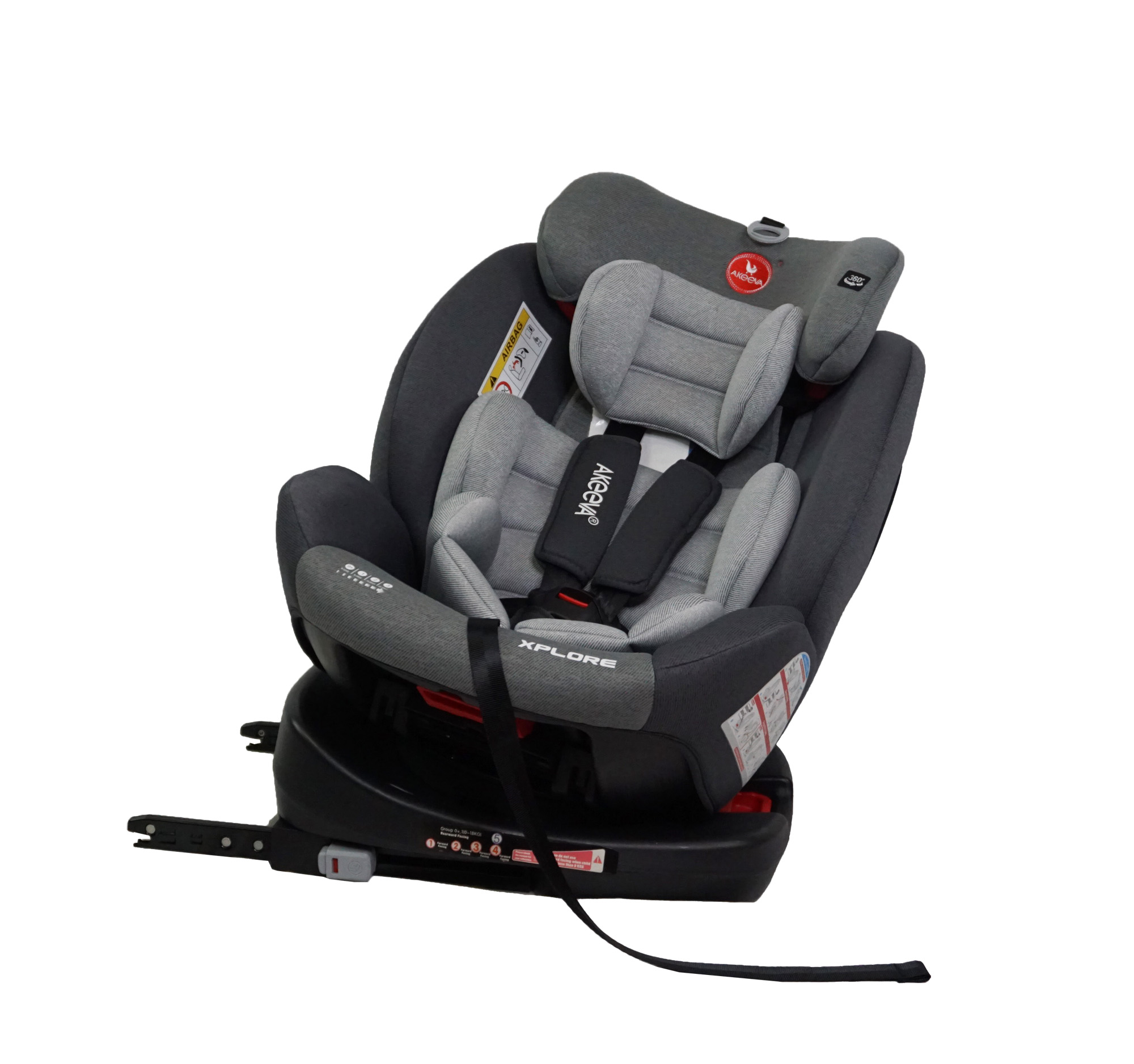 Akeeva 360 Rotate Isofix Carseat w/latch and side protect (Xplore