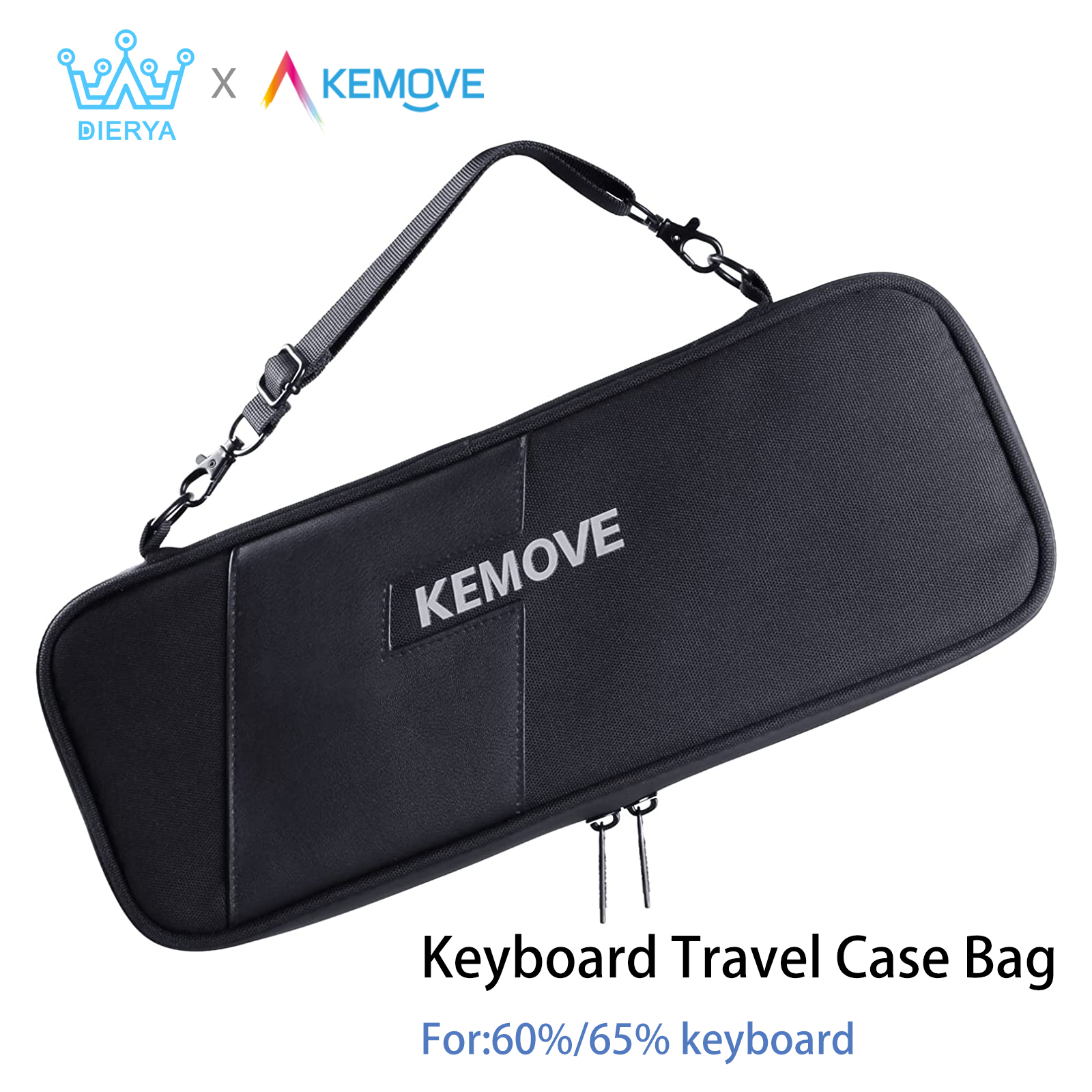 KEMOVE Keyboard Travel Case Hard EVA Sleeve Carrying Cover Bag for 60