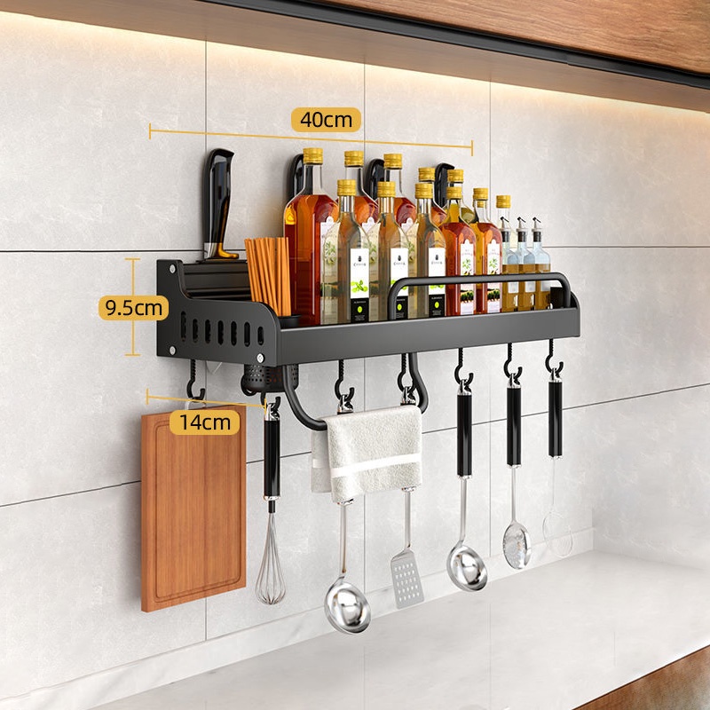 Condiments Organizer Utensils Organizer Spice Rack Knife Holder Kitchen