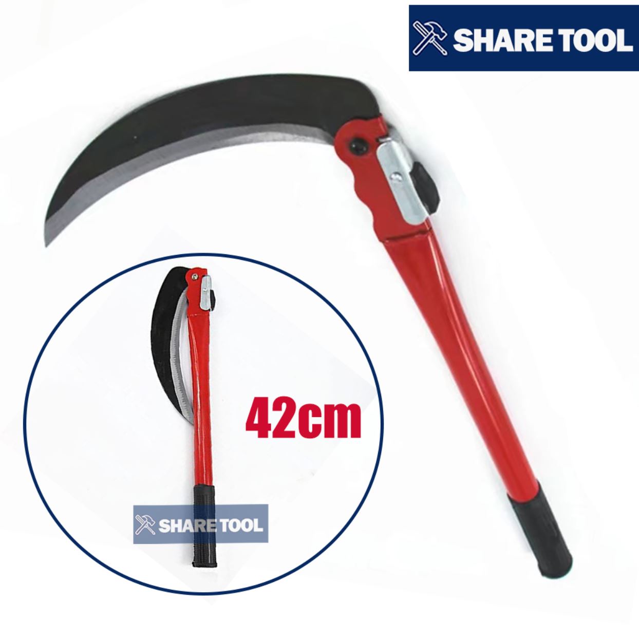 Tools & Equipment 4 pcs x 14" HAND REAPING HOOK SICKLE HOME