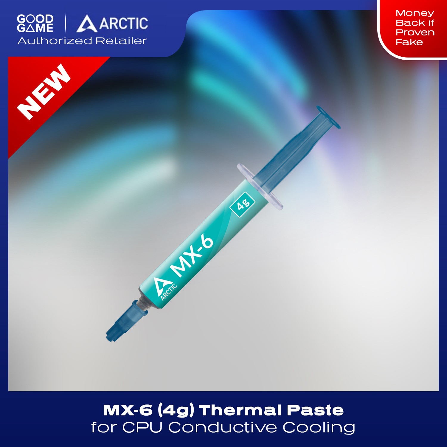 ARCTIC MX-6 (4g) Ultimate Performance Thermal Paste for CPU