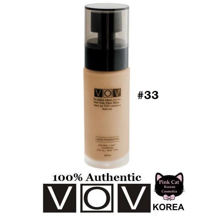 Korean Cosmetics VOV Liquid Foundation (40ml) | Lazada PH