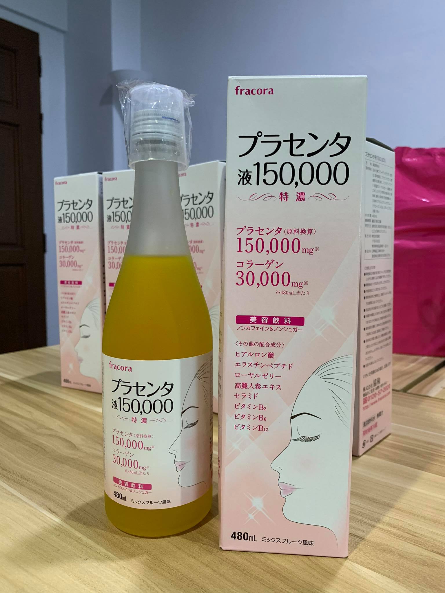 Fracora Placenta Liquid drink 150000mg Royal Jelly Anti-Aging