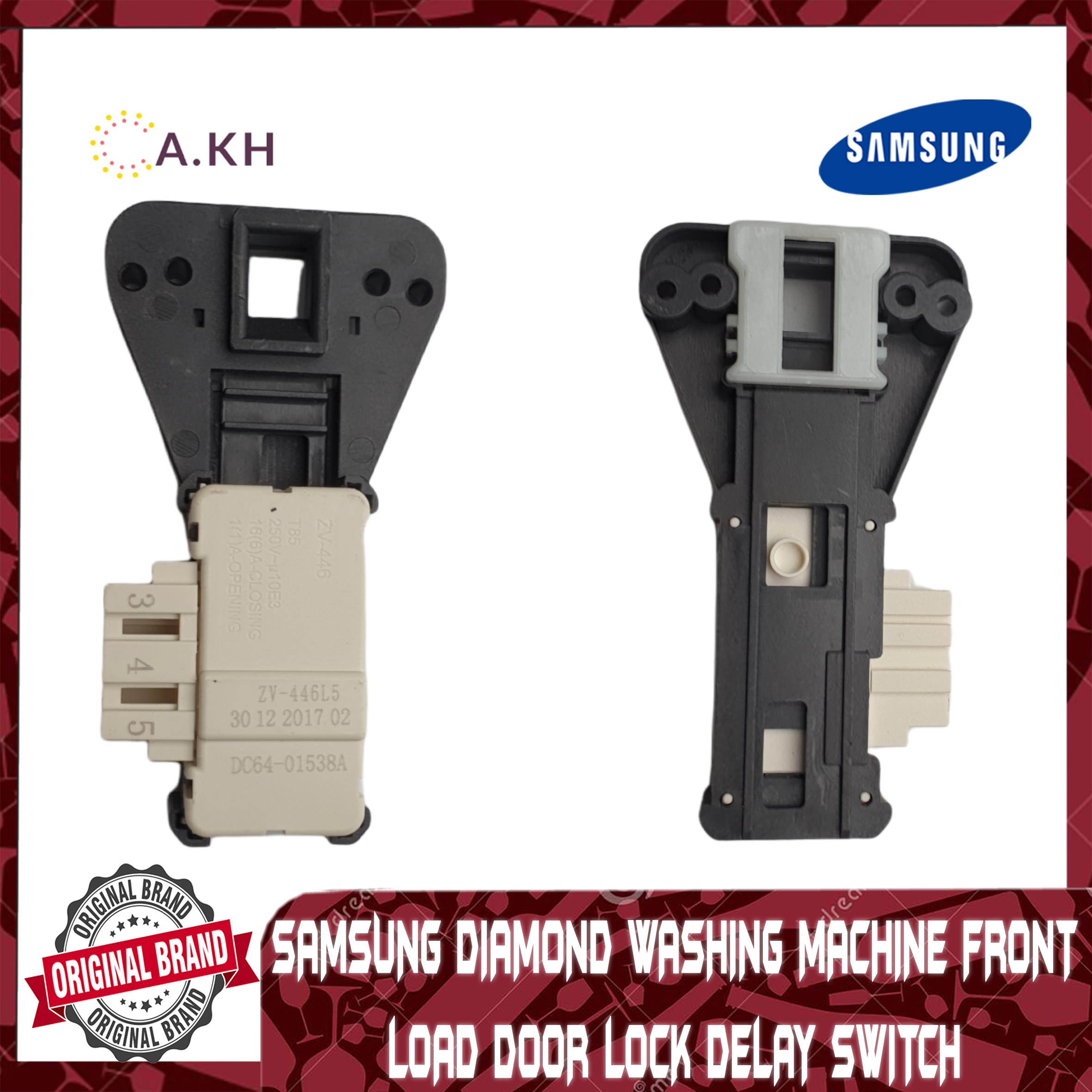 🇵🇭 ORIGINAL SAMSUNG DIAMOND WASHING MACHINE FRONT LOAD DOOR LOCK DELAY SWITCH Lazada PH