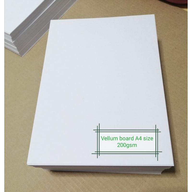 2550pcs 160gsm/200gsm Vellum Board Paper A4/Long/Short Bond size