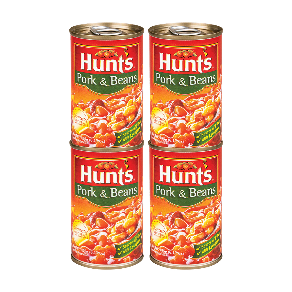 Hunt's Pork and Beans Original 175g Pack of 4 Lazada PH