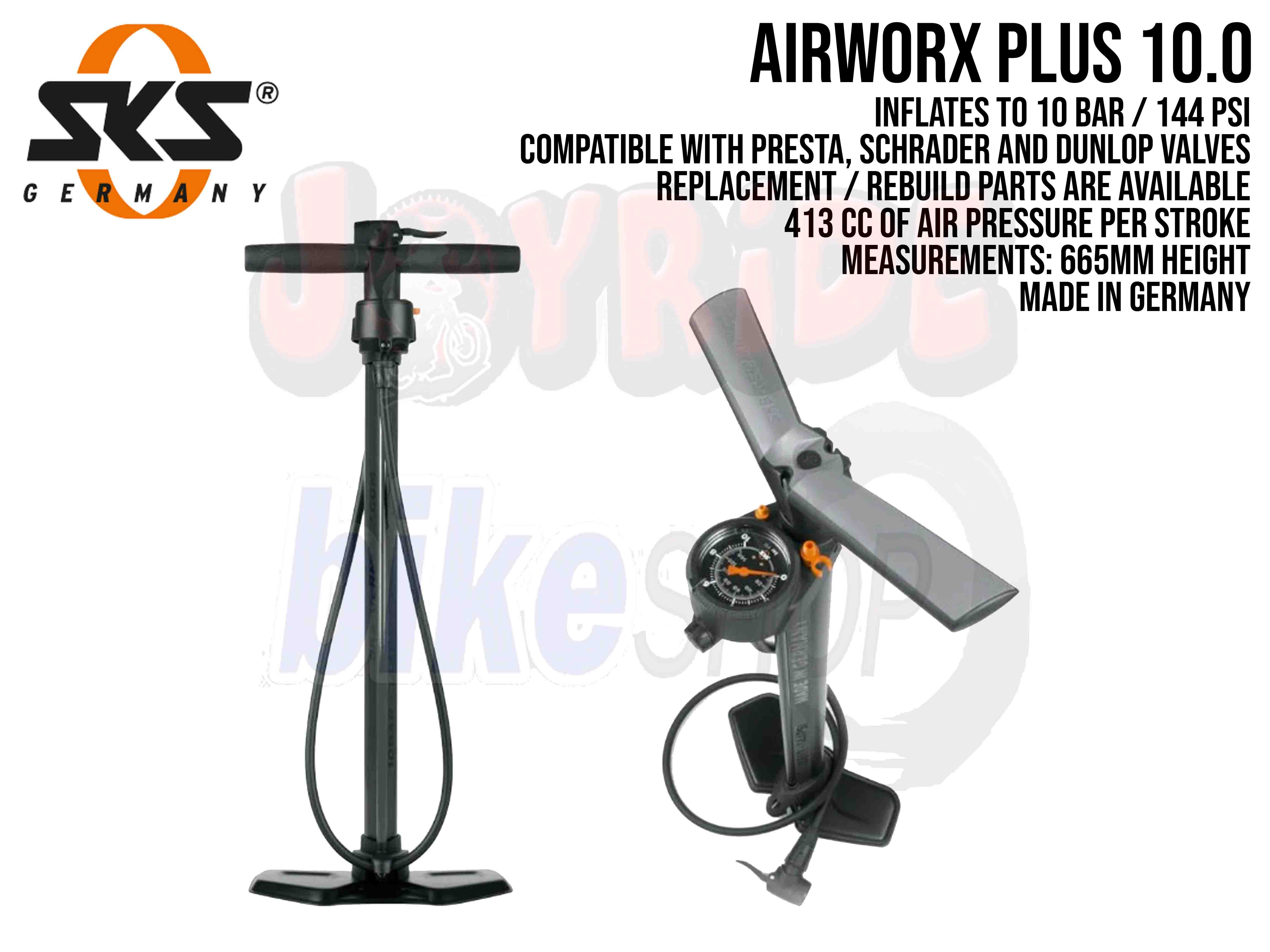 SKS GERMANY AIRWORX PLUS 10.0 (FLOOR PUMP) Lazada PH