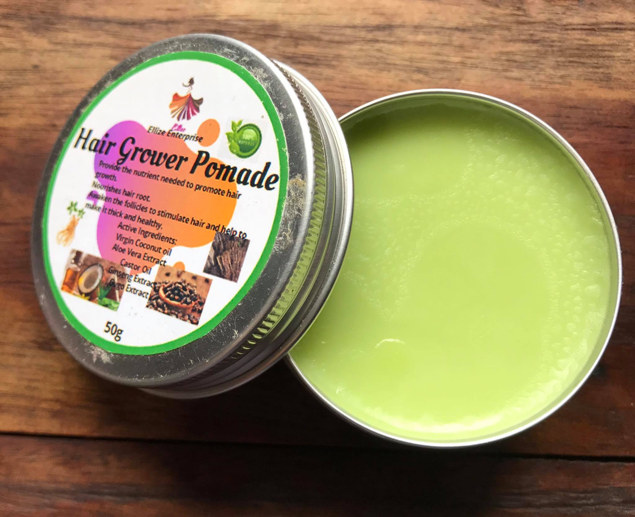 Hair Grower Pomade with anti dandruff for scalp, beard or chest hair